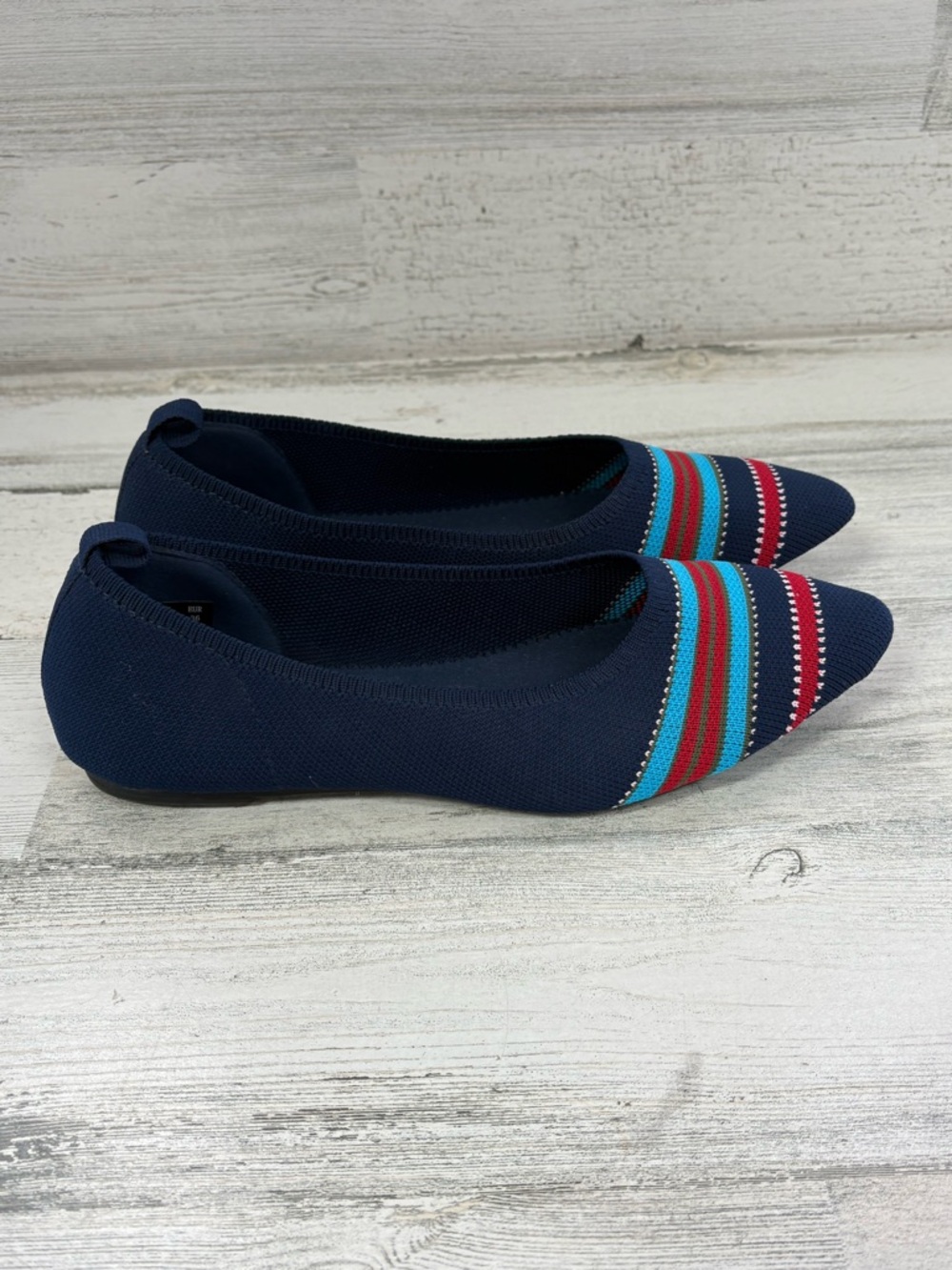 Breifola Women’s Size 6 Navy/Multi Color Slip On Flats
